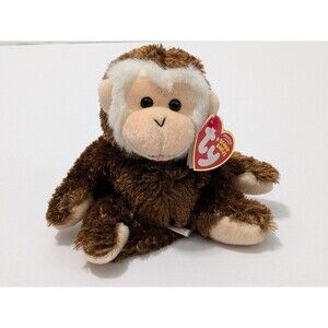 TY Beanie Baby - HOODWINK the Monkey 6.5 inch